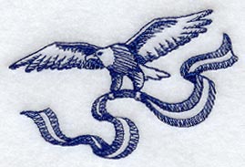 Flying Eagle and Bunting (Toile)