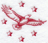 Flying Eagle and Stars (Toile)