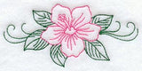 Hibiscus Spray (Redwork)