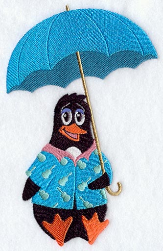 Penguin in Hawaiian Shirt