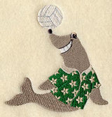 Seal in Hawaiian Shirt