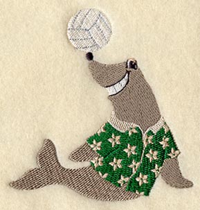 Seal in Hawaiian Shirt