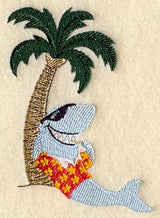 Shark in Hawaiian Shirt