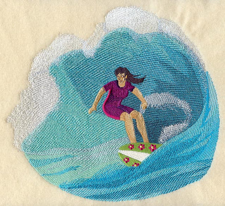 Surfer Scene (Female)