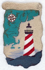 Lighthouse and Map