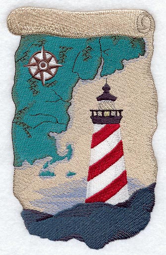 Lighthouse and Map
