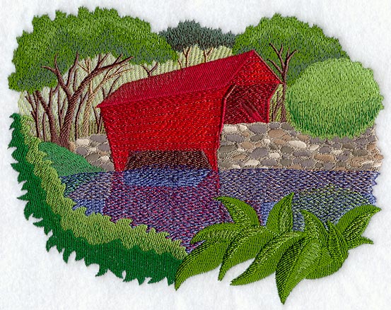 Covered Stone Bridge