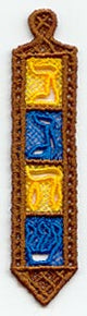 Dreidel Bookmark (Lace)