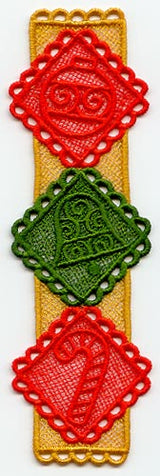 Christmas Medley Bookmark (Lace)