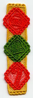 Christmas Medley Bookmark (Lace)