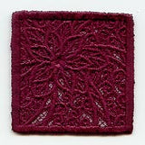 Poinsettia Square - Lg (Lace)