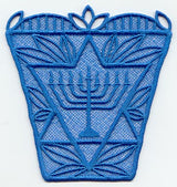 Chanukah Side Piece - Lg (Lace)