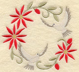 Christmas Wreath with Doves