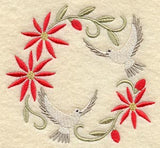 Christmas Wreath with Doves