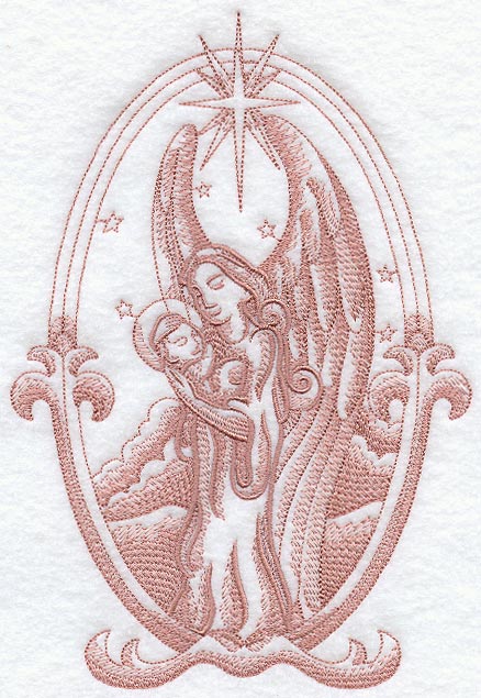 Heavenly Angel and Child