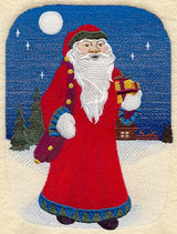 Nighttime Santa with Gifts