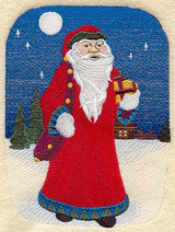 Nighttime Santa with Gifts