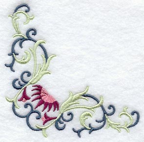 Renaissance Scroll Corner