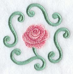 Rose Swirl Medallion
