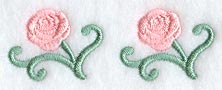 Rose Swirl Border