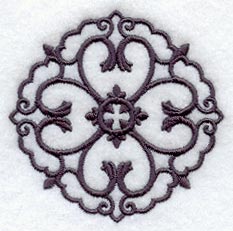 Wrought Iron Medallion