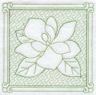 Magnolia Square (Trapunto)