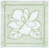 Magnolia Square (Trapunto)