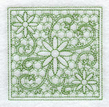 Daisy Square (Trapunto)