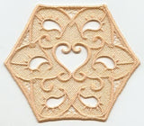 Paisley Hexagon - Lg (Lace)