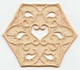 Paisley Hexagon - Lg (Lace)