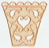 Paisley Side Piece - Lg (Lace)