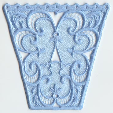 Leafy Vines Side - Lg (Lace)