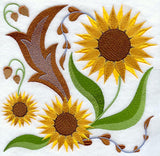 Sunflower Square (Jacobean)