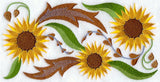 Sunflower Rectangle (Jacobean)