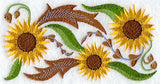 Sunflower Rectangle (Jacobean)