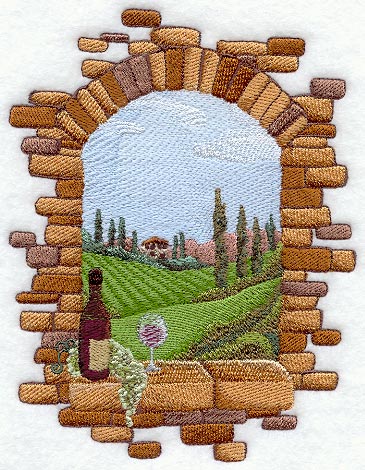 Tuscan Window Scene