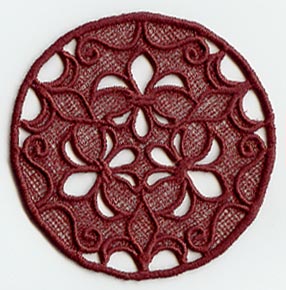 Fleur de Lis Coaster (Lace)