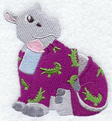 Hippo in Pajamas