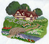 English Cottage Garden Scene