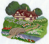 English Cottage Garden Scene