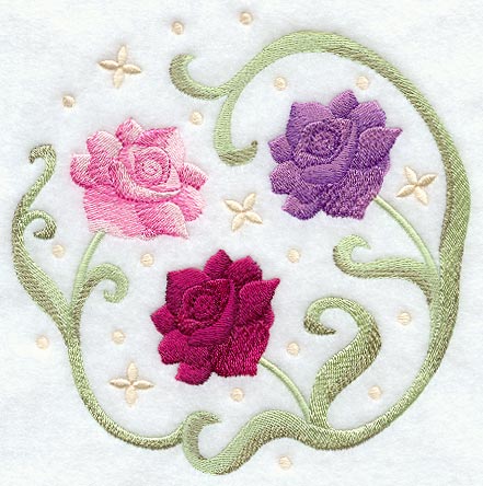 English Tea Rose Circle