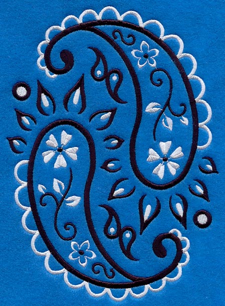 Bandana Paisley Oval