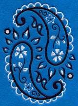 Bandana Paisley Oval