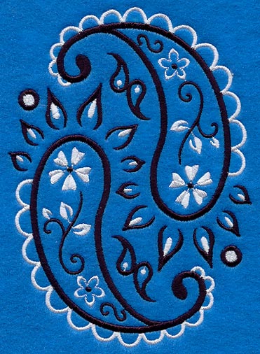 Bandana Paisley Oval