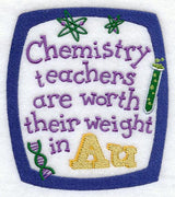 Chemistry Teachers Are Worth Their Weight In AU