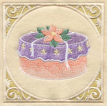 Victorian Hat Box with Frame