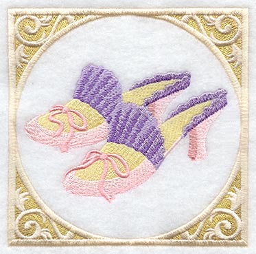 Victorian Slingback Shoes with Frame