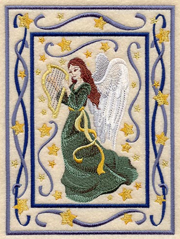 Victorian Angel with Harp