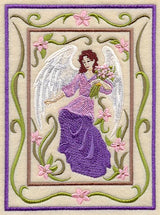 Victorian Angel with Flowers