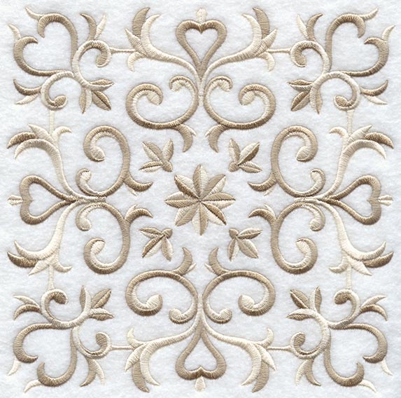 Victorian Scrollwork Square